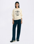 Thinking MU Cloud Sheep Bonnie Sweatshirt WHITE S