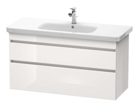 DURAVIT - DuraStyle Umyvadlová skříňka 61x113x45 cm, 2 zásuvky, lesklá bílá DS649502222