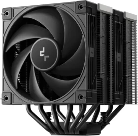 DEEPCOOL AK620 G2 Digital NYX černá / Chladič CPU / dual tower / displej / 2× 120 mm FDB (R-AK620G2-BKNNMN-GJD-1)