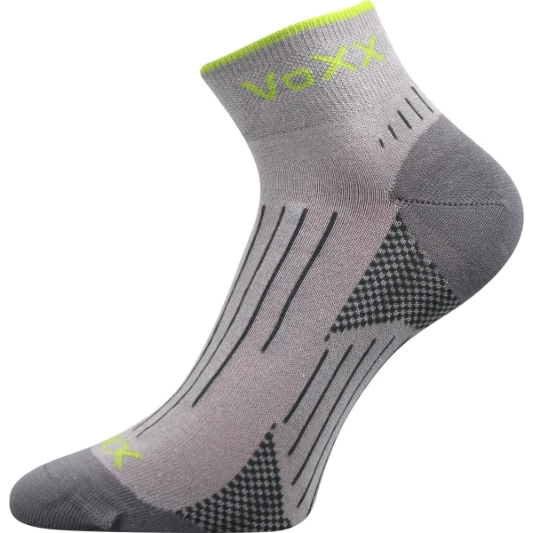 VOXX Ponožky sportovní slabé AZUL světle šedé (3 páry) 35-38 117383