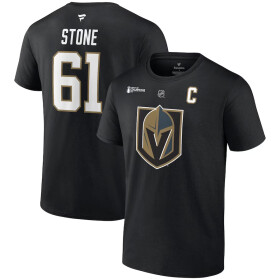 Fanatics Pánské tričko Vegas Golden Knights 2023 Stanley Cup Champions Authentic Stack Player Name Number Velikost: