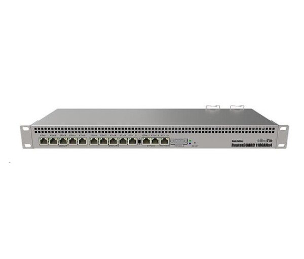 MikroTik RouterBOARD RB1100Dx4 DudeEdition (RB1100AHx4), 1.4GHz Quad-Core CPU, 1GB RAM, 13x LAN, vč. L6 licence EDF_1015803