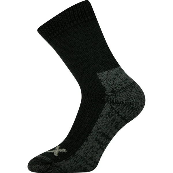 VOXX Ponožky zimní thermo ALPIN z merino vlny ČERNÉ 39-42 107852