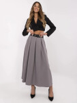 Dámská dlouhá sukně MI SD 88653.89 Šedá - FPrice šedá one size