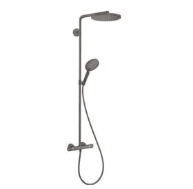 HANSGROHE - Raindance S Sprchový set s termostatem, průměr 24 cm, 3 proudy, EcoSmart, kartáčovaný černý chrom 28823340