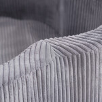PLUSH NEST PLUSH NEST Suchý bazén Květinová zóna 95 × 30 cm prémiový manšestr šedý a 300 míčky