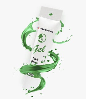Food Colours gelová barva tuba Dark Green 30 g