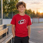 Outerstuff Dětské tričko Carolina Hurricanes NHL Primary Logo Short Sleeve Velikost: Dětské L (158 – 164)