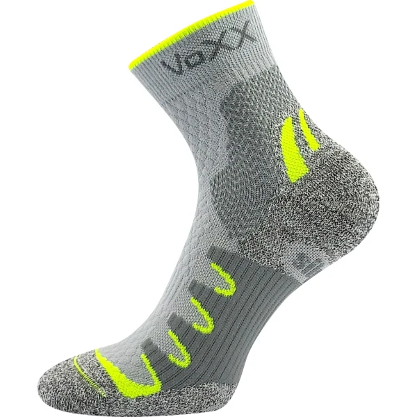 VOXX Ponožky sportovní s ionty stříbra SYNERGY anatomicky tvarované SVĚTLE ŠEDÉ 35-38 102616