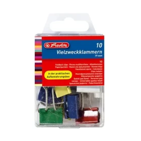 Herlitz Kovová spona 19 mm / 10 ks / barevná (8770257)
