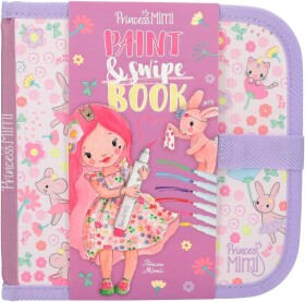 Princess Mimi Princess Mimi, 3498989, textilní omalovánky pro nejmenší, Mimi a králíček, 15 ks