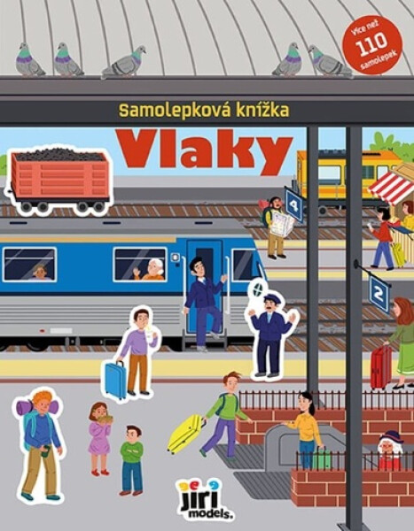Samolepková knížka Vlaky