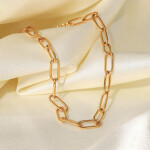 ELENYS Classic Chain – pozlacený náramek 18K žluté zlato Délka náramku: 19+6 cm / max. 25 cm