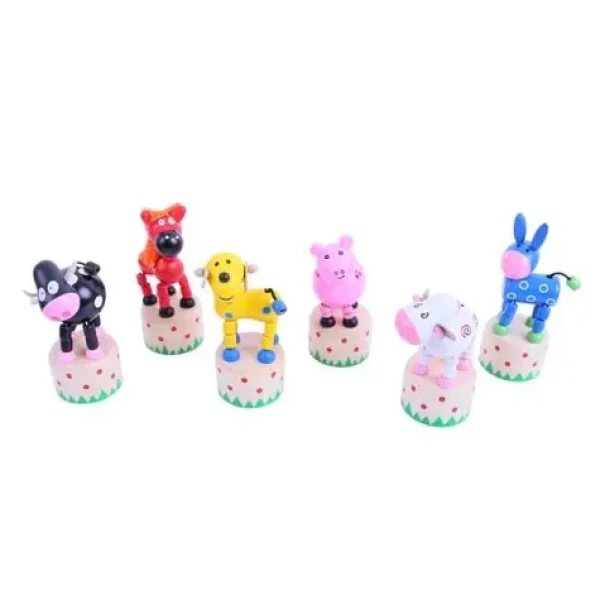 Bigjigs Toys Dřevěná mačkací zvířátka 1 ks