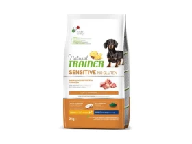 Trainer Natural Sensitive No gluten Adult Mini vepřové 2kg / Kompletní krmivo pro dospělé psy malých plemen (8059149252414)