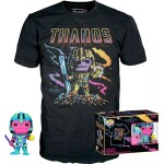 Funko POP &amp; Tee: Marvel - Thanos BlackLight special edition (velikost trička L)