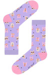 Dámské ponožky John Frank WJFLSFUN70 uni Purple