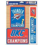 Samolepka Oklahoma City Thunder NBA 2025 Champions Set (3 ks)% 1 ks