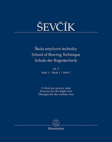 Škola smyčcové techniky op. 2, Sešit 1 - Otakar Ševčík