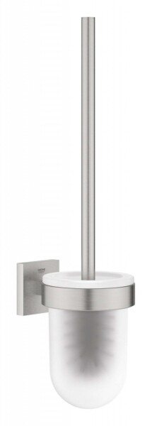 GROHE - QuickFix Start Cube WC štětka nástěnná s držákem, sklo/supersteel 40977DC0