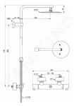 IDEAL STANDARD - CeraTherm Sprchový set s termostatem, průměr 30 cm, chrom A7589AA