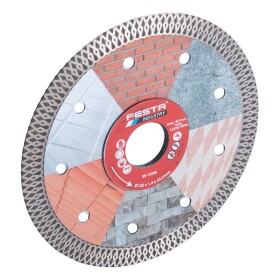 FESTA 21201 Kotouč diamantový, turbo Thin Cut, 125x1,4mm, 22,2mm INDUSTRY