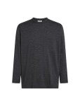 Unisex merino triko dlouhý rukáv ICEBREAKER Unisex Merino 150 LS Pocket Tee, Jet Heather velikost: M