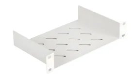 Equip 10" světle šedá / Police pro rack / 1U / pevná / hloubka 150 mm (EZFS-10-1-15-G)