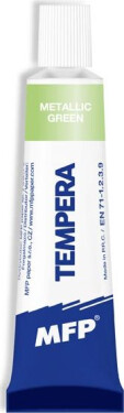 Temperové barvy 12ml METAL zelená