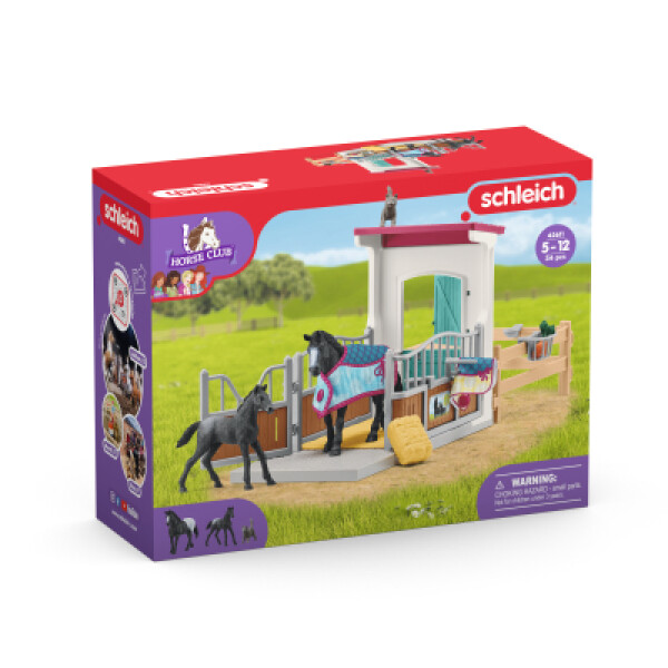 Schleich Horse Club 42611 Box pro koně s klisnou a hříbětem