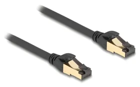 DeLock RJ45 Cat7 / Síťový kabel / S/FTP / 0,3 m / černá (80246)