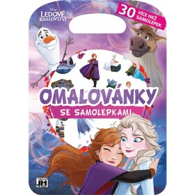 Ledové království omalovánky se samolepkami Ledové království omalovánky se samolepkami