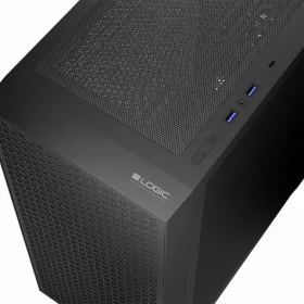Logic DART PRO černá / Skříň / Midi Tower / ATX / USB-C 3.2 Gen2 / 4x 120mm fan / bez zdroje (AT-DART-PRO-0000-10)