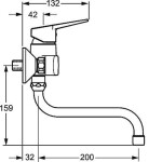 HANSA - Twist Dřezová baterie, chrom 09692193