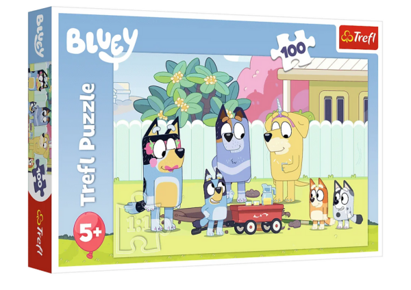 Mamido Puzzle Veselý svět Bluey 100 dílků Trefl