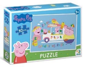 Puzzle Prasátko Peppa Zmrzlina