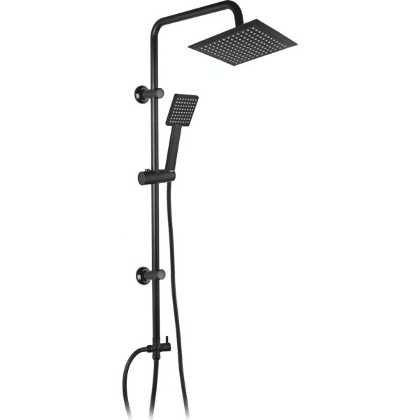 KERRA - Sprchový set s dešťovou hlavicí Denis 60 (černý) 5907548113528