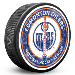 Mustang Puk Edmonton Oilers NHL Center Ice
