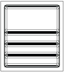 Agoform příborník do zásuvky 600 Scoop II