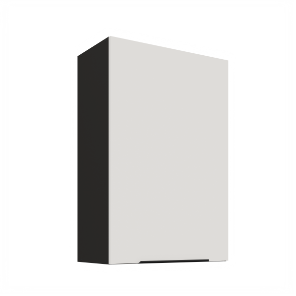 Horní skříňka Aria 60 G-90 1F Barva korpusu: Černá, Barva dvířek: WH - Crystal white AFM