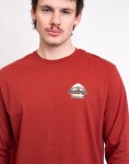Tričko Patagonia M's L/S Great Waves Responsibili-Tee Rusty Red