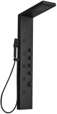 MEXEN - Lando sprchový panel, černý 7611-04-70