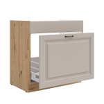 Spodní skříňka pod dřez Stilo 80 ZL 1S BB - Premium Box Barva korpusu: Dub artisan, Barva dvířek: Grafit