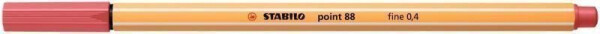 STABILO point 88 rezavě červená