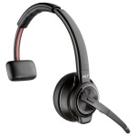HP Poly Savi 8210-UC Headset otevřená (On Ear) DECT, Bluetooth® stereo černá Potlačení hluku headset, regulace hlasitosti, Vypnutí zvuku mikrofonu, vč.