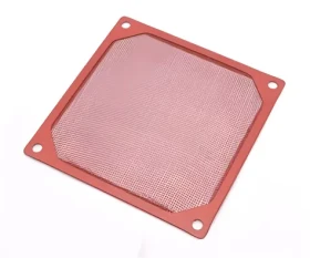 PRIMECOOLER PC-DFA80R červená / Prachový filtr / 80mm / Aluminium Red (PC-DFA80R)