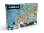 Puzzle Mapa Evropy 160