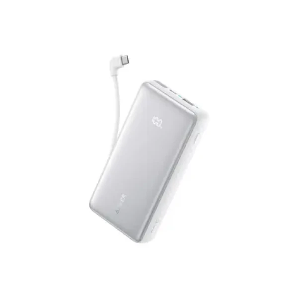 Anker Zolo 10000mAh bílá / Powerbanka / 22.5W / s kabelem USB-C / USB-C (A110DH21)