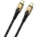 Delock USB 2.0 prodlužovací kabel plochý zahnutý [1x USB 2.0 zástrčka A - 1x USB 2.0 zásuvka A] 1.00 m černá oboustranně zapoji