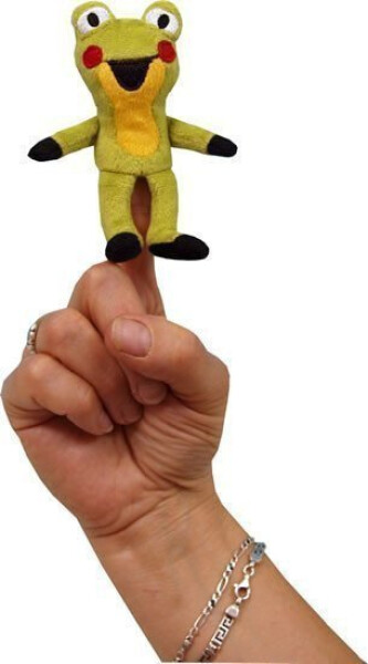 Žabka 8cm - prstový maňásek (Krtek a ka - Zdeněk Miler